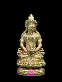 พระกริ่งอวโลกิเตศวร รุ่นแรกเนื้อทองระฆัง ก้นอุดเงิน พ่อท่านเชื่อง วัดบางบ่อ จ.นครศรีธรรมราช