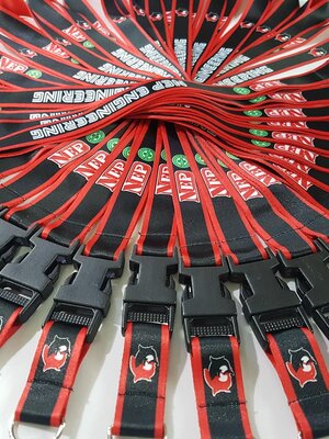 สายคล้องสอดสี สายคล้องโรงงานผลิต พิมพ์ลาย Sublimation