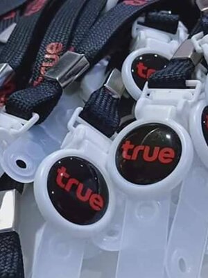 สายคล้องบัตรพนักงานทรู