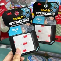 เทปกาว Scotch 3m 25 mm x 25 mm, 16 pcs เทปกาวสองหน้าแรงยึดติดสูง สำหรับภายในและภายนอกอาคาร Clear Tape Square Clear tape เทปกาว Scotch 3m 25 mm x 25 mm, 16 pcs เทปกาวสองหน้าแรงยึดติดสูง สำหรับภายในและภายนอกอาคาร Clear Tape Square Clear tape