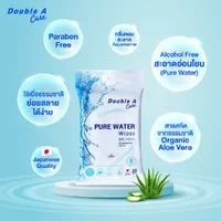 Double A Care ผ้าเช็ดทำความสะอาดผิว สูตรอ่อนโยน 20 แผ่น Double A Care Pure Water Wipes Double A Care ผ้าเช็ดทำความสะอาดผิว สูตรอ่อนโยน 20 แผ่น Double A Care Pure Water Wipes