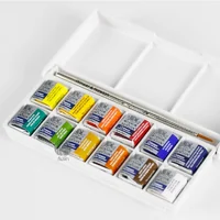 ( 1 กล่อง) ชุดสีน้ำก้อนคอทแมน 12 สี Winsor & Newton Cotman รุ่น 0390640 กล่องพลาสติก ( 1 กล่อง) ชุดสีน้ำก้อนคอทแมน 12 สี Winsor & Newton Cotman รุ่น 0390640 กล่องพลาสติก