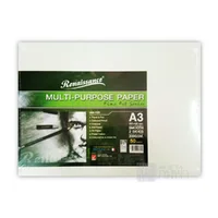 (ยกแพ็ค) 50แผ่น กระดาษวาดเขียน A3 200แกรม กระดาษสีน้ำ เรนาซองซ์ แบบผิวหยาบและผิวเรียบ (ยกแพ็ค) 50แผ่น กระดาษวาดเขียน A3 200แกรม กระดาษสีน้ำ เรนาซองซ์ แบบผิวหยาบและผิวเรียบ