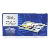 ( 1 กล่อง) ชุดสีน้ำก้อนคอทแมน 12 สี Winsor & Newton Cotman รุ่น 0390640 กล่องพลาสติก ( 1 กล่อง) ชุดสีน้ำก้อนคอทแมน 12 สี Winsor & Newton Cotman รุ่น 0390640 กล่องพลาสติก