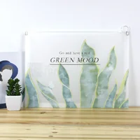 ซองซิปขยายข้าง A4 รุ่น MFB-1003 GREEN MOOD