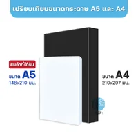 [A5] 80 แกรม กระดาษถ่ายเอกสาร ขนาด A5 (ครึ่ง A4) บรรจุ 500 แผ่น/รีม (1 รีม)