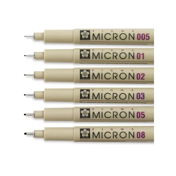 (1 ด้าม ) ปากกา Pigma Graphic และ Micron XSDK สีดำ / Sakura image 3