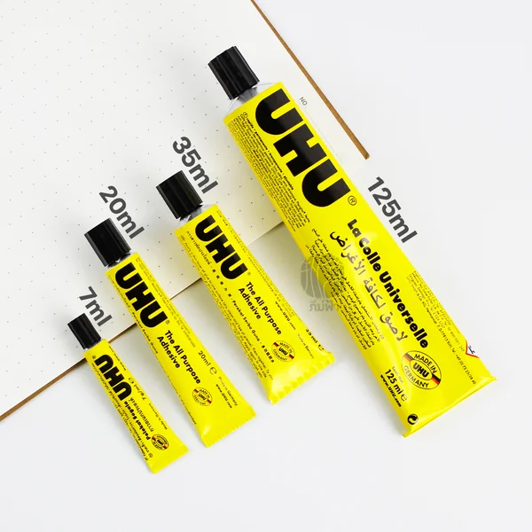 กาว กาวอเนกประสงค์ ขนาด 7,20,35,125ml. UHU ยู้ฮู image 2 กาว กาวอเนกประสงค์ ขนาด 7,20,35,125ml. UHU ยู้ฮู image 2