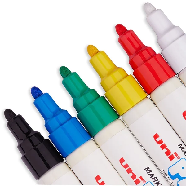 ปากกาเพ้นท์ Uni-Paint marker PX-20, PX-21 สามารถเขียนได้บนหลากหลายพื้นผิว image 2 ปากกาเพ้นท์ Uni-Paint marker PX-20, PX-21 สามารถเขียนได้บนหลากหลายพื้นผิว image 2