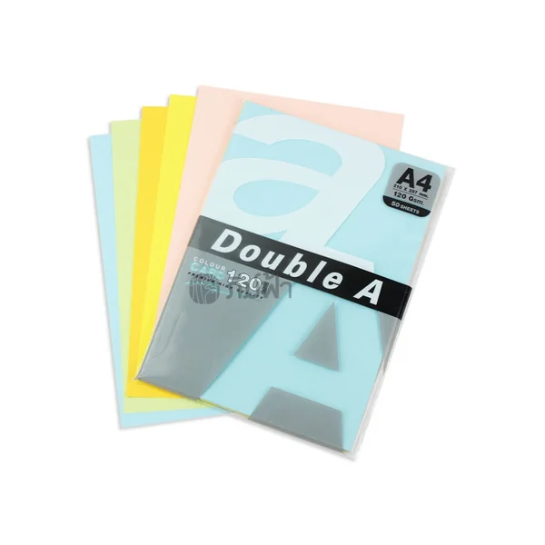 กระดาษสี Double A ขนาด A4 หนา 120 แกรม จำนวน 50 แผ่น image 2