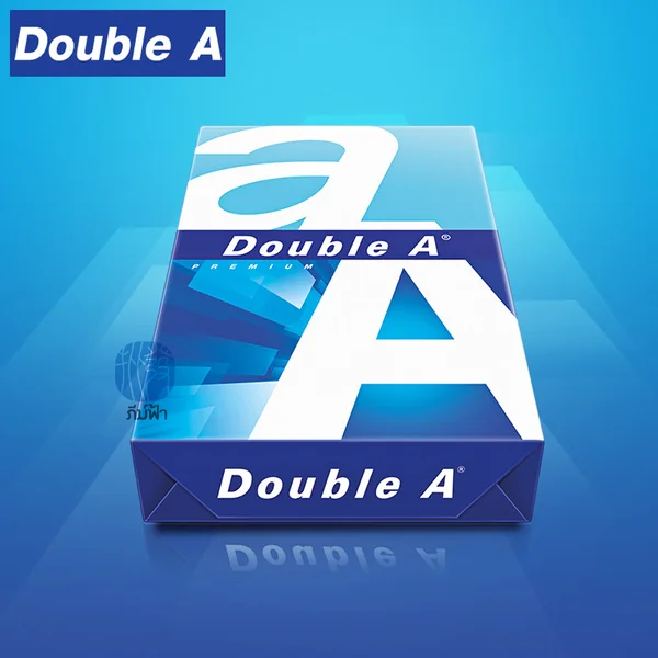 [F14] กระดาษถ่ายเอกสาร Double A ขนาด F14 หนา 80 แกรม 500แผ่น/รีม (1รีม) image 2