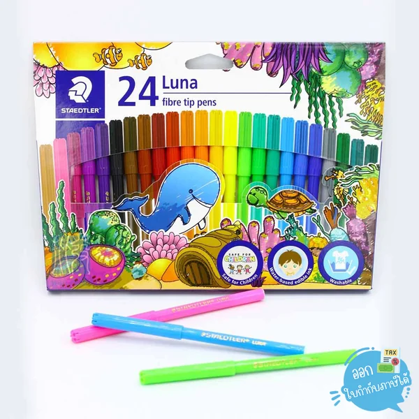 ปากกาสีเมจิก Luna STAEDTLER 12 สีและ 24 สี image 2