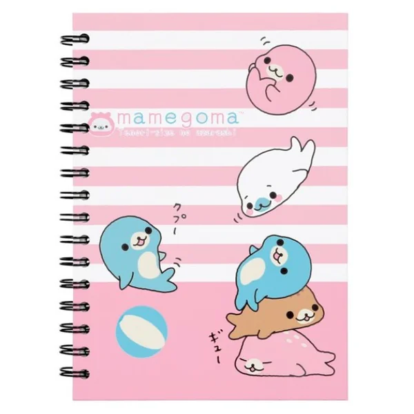 สมุดสันห่วง สมุดโน๊ต Elephant ขนาด A5 100แผ่น ปกแข็ง ลาย Mamegoma รุ่น WSX-102 image 5 สมุดสันห่วง สมุดโน๊ต Elephant ขนาด A5 100แผ่น ปกแข็ง ลาย Mamegoma รุ่น WSX-102 image 5