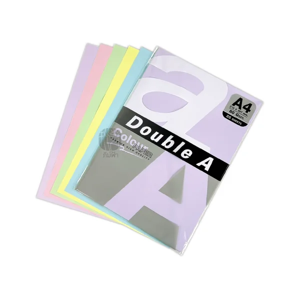 กระดาษสี Double A ขนาด A4 หนา 80 แกรม จำนวน 25 แผ่น image 5