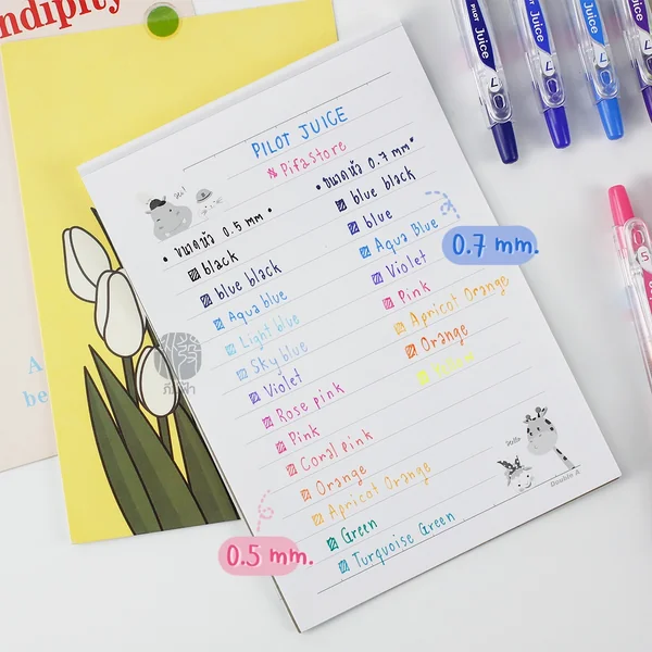 (1 ด้าม) Pilot ปากกาเจล ปากกาสี 0.7 มม. รุ่น Juice image 2