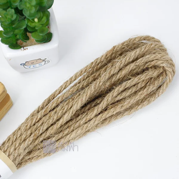 ( 1 มัด) เชือกปอ เชือกกระสอบ เชือกน้ำตาล สีธรรมชาติ DIY รุ่น WX613 /WX 614 /WX 623 image 3 ( 1 มัด) เชือกปอ เชือกกระสอบ เชือกน้ำตาล สีธรรมชาติ DIY รุ่น WX613 /WX 614 /WX 623 image 3