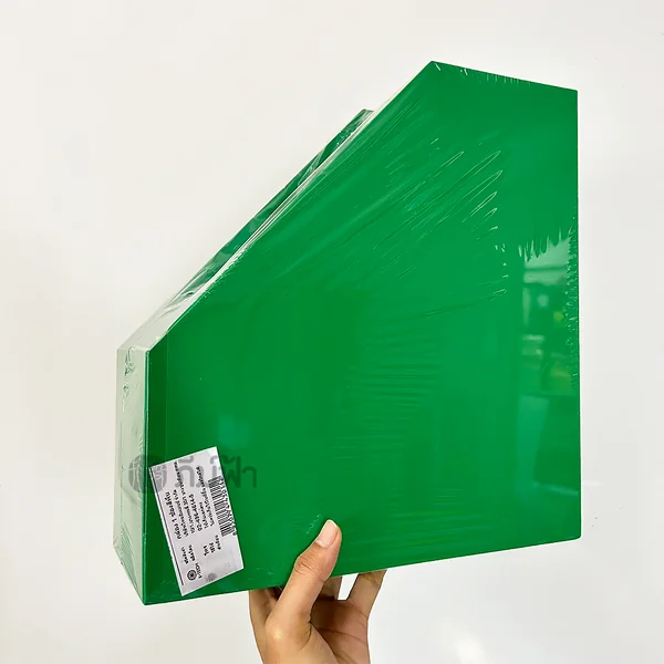 กล่องใส่เอกสาร กล่องกระดาษ สะสมผลงาน สีพื้น 1 ช่อง hi-tech คละสี (1ชิ้น) image 4