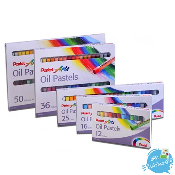 Pentel Oil Pastel สีชอล์ค เพนเทล 12สี 16สี 25สี 36สี 50สี Pentel Oil Pastel สีชอล์ค เพนเทล 12สี 16สี 25สี 36สี 50สี
