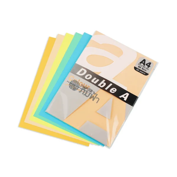 กระดาษสี Double A ขนาด A4 หนา 80 แกรม จำนวน 50 แผ่น image 4 กระดาษสี Double A ขนาด A4 หนา 80 แกรม จำนวน 50 แผ่น image 4