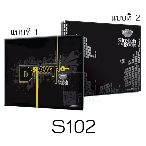 Master Art สมุดสเก็ตช์ คั่นแก้ว 100 แกรม (250x255มม.) รุ่น S102-103-104-106 image 2