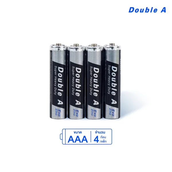 ถ่านคาร์บอนซิงค์ Double A ขนาด AA / AAA กำลังไฟ 1.5V image 7 ถ่านคาร์บอนซิงค์ Double A ขนาด AA / AAA กำลังไฟ 1.5V image 7