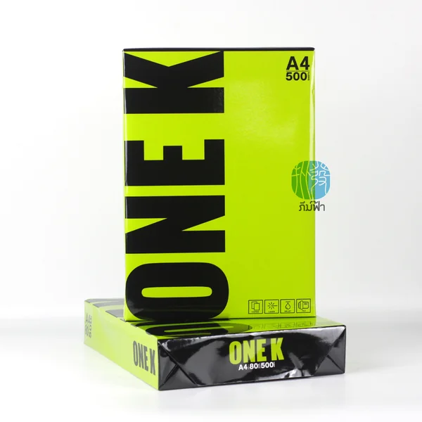 กระดาษถ่ายเอกสาร One K (วันเค) ขนาด A4 หนา 80 แกรม 500แผ่น/รีม (1รีม) image 2 กระดาษถ่ายเอกสาร One K (วันเค) ขนาด A4 หนา 80 แกรม 500แผ่น/รีม (1รีม) image 2