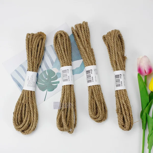 ( 1 มัด) เชือกปอ เชือกกระสอบ เชือกน้ำตาล สีธรรมชาติ DIY รุ่น WX613 /WX 614 /WX 623 image 4 ( 1 มัด) เชือกปอ เชือกกระสอบ เชือกน้ำตาล สีธรรมชาติ DIY รุ่น WX613 /WX 614 /WX 623 image 4