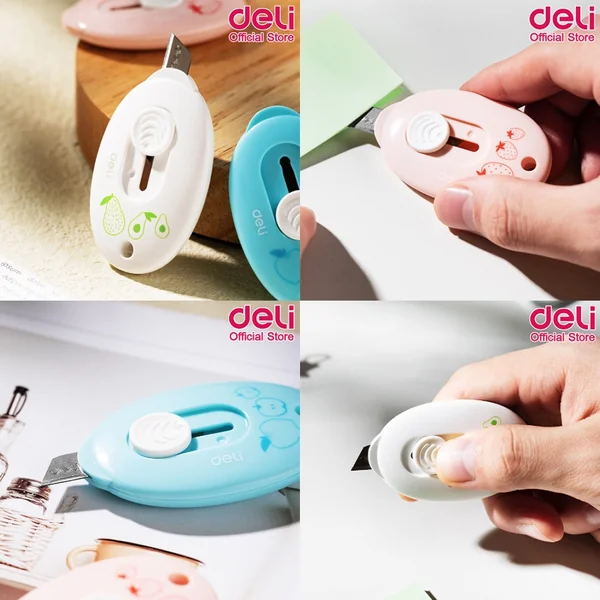 คัตเตอร์จิ๋ว ขนาดเล็ก พกพา Cutter Mini Deli รุ่น 2050F image 2