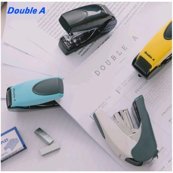 เครื่องเย็บกระดาษ Double A เบอร์ 10 รุ่นลดแรงกด Free ลวดเย็บ 1 กล่อง image 5