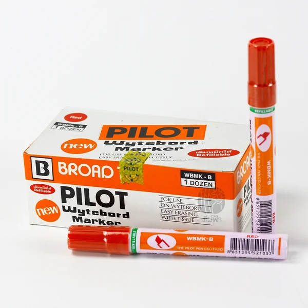 (ยกกล่อง) 12 ด้าม ปากกาไวท์บอร์ด ปากแหลม/ปากตัด Pilot image 4