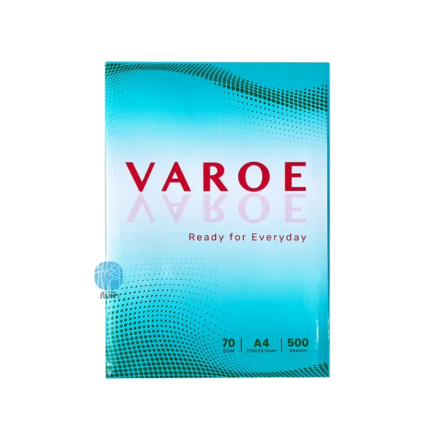 [A4] VAROE กระดาษถ่ายเอกสาร ขนาด A4 หนา 70 แกรม 500 แผ่น/รีม (1 รีม) image 6