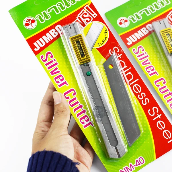 คัตเตอร์ มีดคัตเตอร์ สแตนเลส ฟรีใบมีดในแพ็ค นานมี รุ่น NM-40 image 2