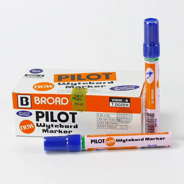 (ยกกล่อง) 12 ด้าม ปากกาไวท์บอร์ด ปากแหลม/ปากตัด Pilot image 5