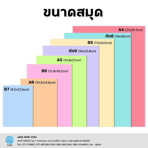 (1เล่ม) Elephant สมุดสันห่วง สมุดโน๊ต ขนาด B5 / 40แผ่น 70แกรม ปกพลาสติก image 5