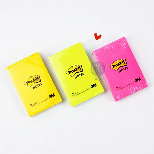 กระดาษโน้ตมีกาวในตัว Post-it ขนาด 2x3 นิ้ว 100 แผ่น รุ่น 656 คละสี image 2 กระดาษโน้ตมีกาวในตัว Post-it ขนาด 2x3 นิ้ว 100 แผ่น รุ่น 656 คละสี image 2