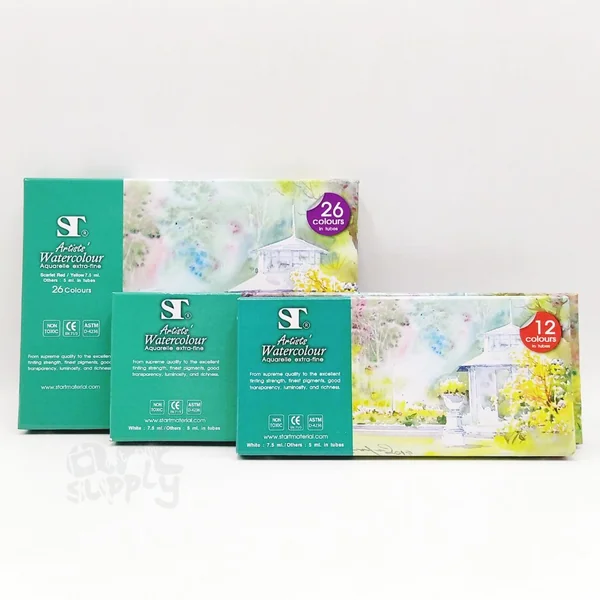 สีน้ำหลอด ST 12/18/26 สี 5ml. image 2 สีน้ำหลอด ST 12/18/26 สี 5ml. image 2