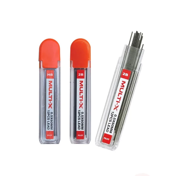 ไส้ดินสอ ไส้ดินสอกด PILOT ความเข้ม 2B, HB ขนาด 0.5 มม. รุ่น MULTI-X (1 หลอด) image 2 ไส้ดินสอ ไส้ดินสอกด PILOT ความเข้ม 2B, HB ขนาด 0.5 มม. รุ่น MULTI-X (1 หลอด) image 2