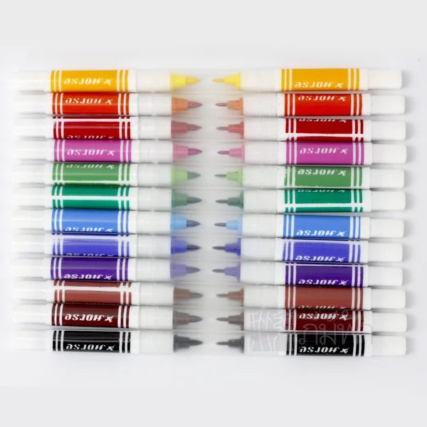 ปากกาสีน้ำ 2 หัว 12 สี ตราม้า (H-220) image 2 ปากกาสีน้ำ 2 หัว 12 สี ตราม้า (H-220) image 2