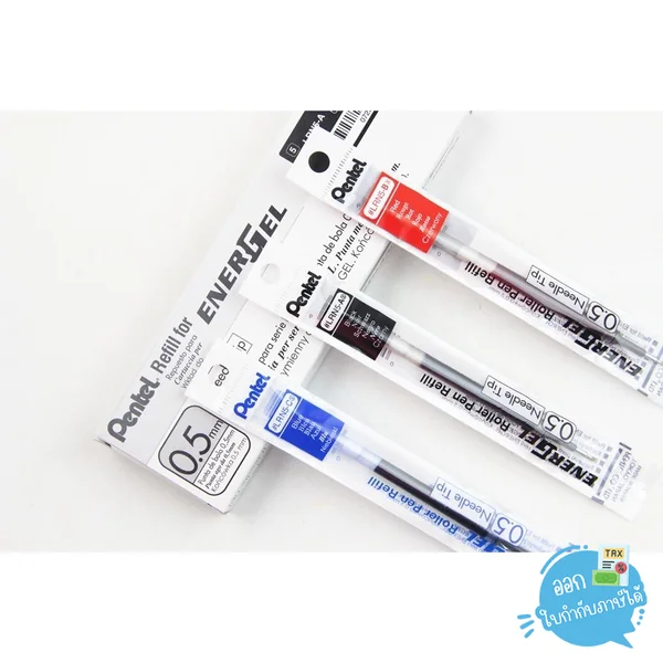 ไส้ปากกาเจล LR10-C / LR7-C /LRN5-C - Pentel สีดำ/น้ำเงิน