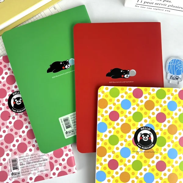 สมุดบันทึก Double A x Kumamon สมุดโน้ตมีเส้น ขนาด A5 40 แผ่น image 5