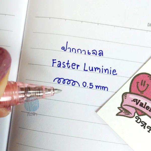 (1 ด้าม) ปากกาเจล Faster Luminie หัว 0.5มม. รุ่น CX718 image 2