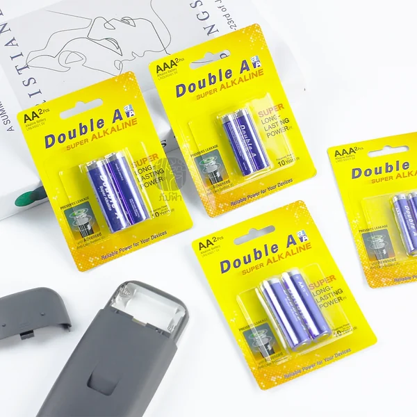 (1 แพ็ค) ถ่านอัลคาไลน์ Double A ขนาด 1.5V มี 2 ขนาด AAA AA image 4 (1 แพ็ค) ถ่านอัลคาไลน์ Double A ขนาด 1.5V มี 2 ขนาด AAA AA image 4