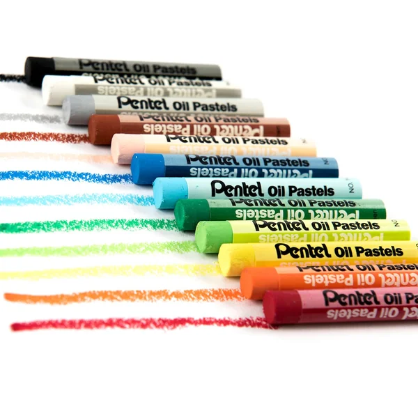 Pentel Oil Pastel สีชอล์ค เพนเทล 12สี 16สี 25สี 36สี 50สี image 2 Pentel Oil Pastel สีชอล์ค เพนเทล 12สี 16สี 25สี 36สี 50สี image 2