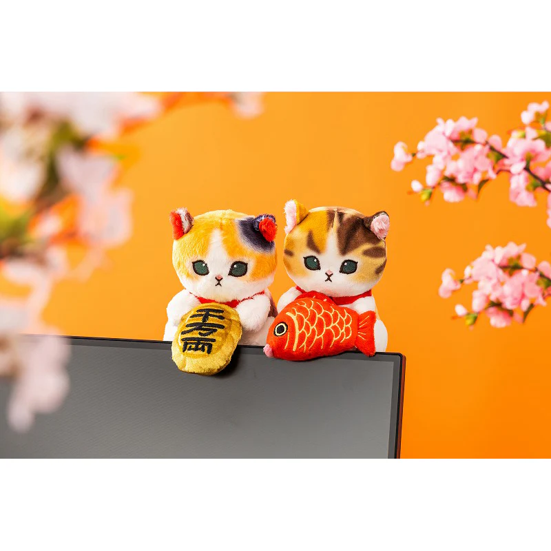 [พร้อมส่ง] แมวโมฟุซาน mofusand モフサンド แมวอุ้มปลา นำพาความโชคดี มีกินมีใช้ มั่งคั่ง มั่นคง อุดมสมบูรณ์ ค้าขายดี มีกำไรงาม